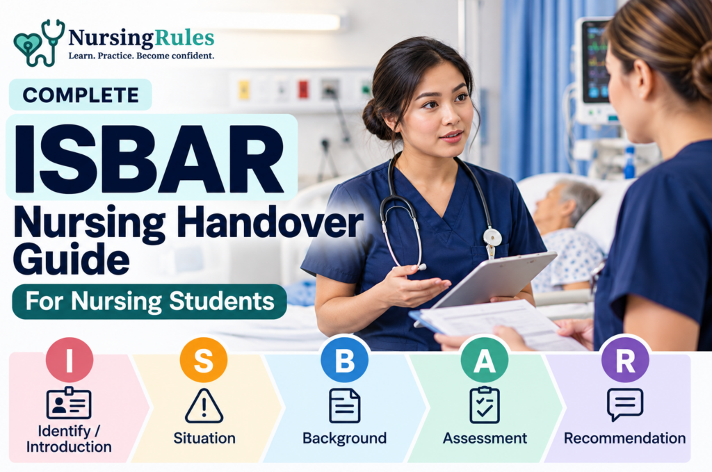 ISBAR nursing handover guide for nursing students